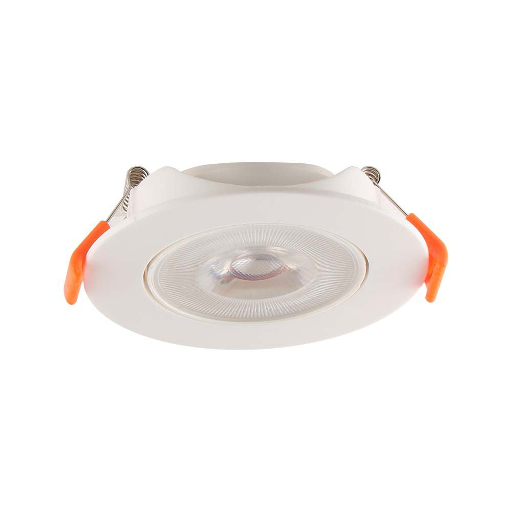 7W Oprawa wpuszczana reflektor LED / Chip SAMSUNG / Barwa:3000K / Obudowa: Biała