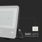 150W Naświetlacz URBIN 120 / Chip Samsung / Przewód: 1m / Barwa: 4000K / Obudowa: Czarna / Skuteczność 115lm/w