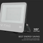 150W Naświetlacz URBIN 120 / Chip Samsung / Przewód: 1m / Barwa: 6500K / Obudowa: Czarna / Skuteczność 115lm/w