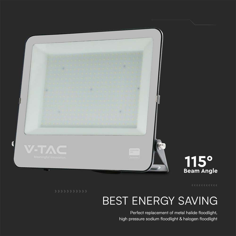 300W Naświetlacz URBIN 120 / Chip Samsung / Przewód: 1m / Barwa: 6500K / Obudowa: Czarna / Skuteczność 115lm/w