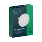 22W Mini panel LED / Barwa: 3w1 / Kształt: Okrągły