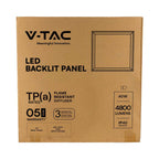 40W Panel LED 600x600mm / Zasilacz AGT / Barwa:3w1 / 5 Lat gwarancji / Opakowanie: 6szt.
