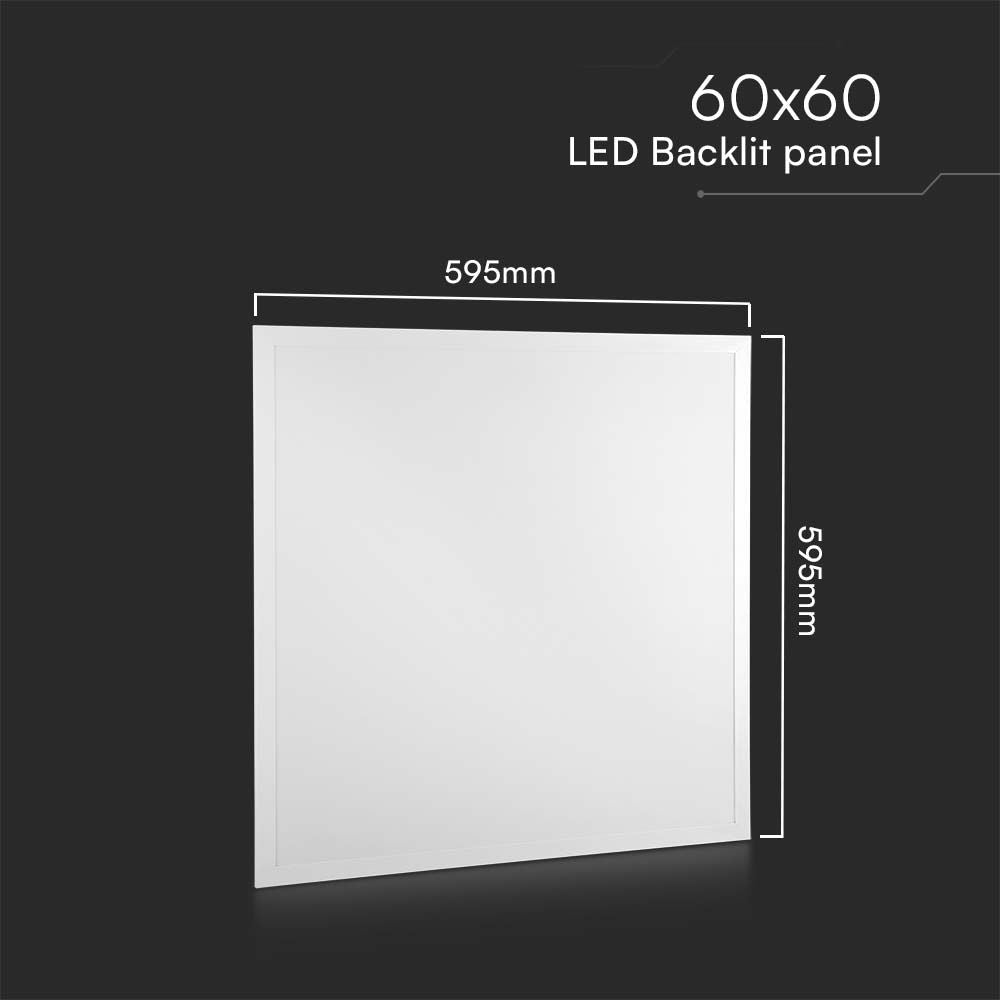 40W Panel LED 600x600mm / Zasilacz AGT / Barwa:3w1 / 5 Lat gwarancji / Opakowanie: 6szt.
