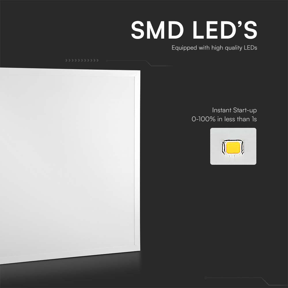 40W Panel LED 600x600mm / Zasilacz AGT / Barwa:3w1 / 5 Lat gwarancji / Opakowanie: 6szt.