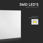 40W Panel LED 600x600mm / Zasilacz AGT / Barwa:3w1 / 5 Lat gwarancji / Opakowanie: 6szt.