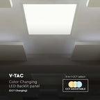40W Panel LED 600x600mm / Zasilacz AGT / Barwa:3w1 / 5 Lat gwarancji / Opakowanie: 6szt.