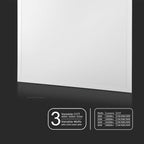 40W Panel LED 600x600mm / Zasilacz AGT / Barwa:3w1 / 5 Lat gwarancji / Opakowanie: 6szt.