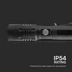 10W Latarka Ręczna / Ładowanie USB-C / Bateria: 3.7V 2000mAh / IP54