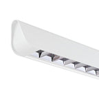 36W Zwieszana Lampa Liniowa LED Raster / Chip SAMSUNG / Barwa:3w1 / Obudowa: Biała