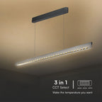 36W Zwieszana Lampa Liniowa LED Raster / Chip SAMSUNG / Barwa:3w1 / Obudowa: Szara