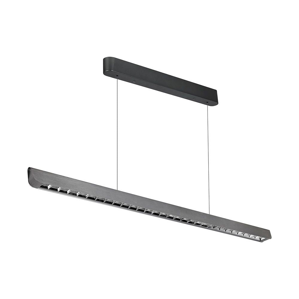 36W Zwieszana Lampa Liniowa LED Raster / Chip SAMSUNG / Barwa:3w1 / Obudowa: Szara