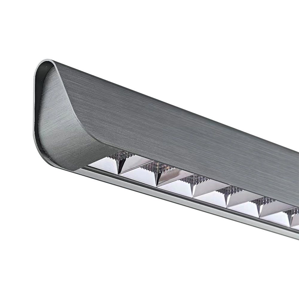36W Zwieszana Lampa Liniowa LED Raster / Chip SAMSUNG / Barwa:3w1 / Obudowa: Szara