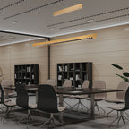 36W Zwieszana Lampa Liniowa LED Raster / Chip SAMSUNG / Barwa:3w1 / Obudowa: Złota