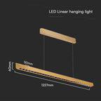 36W Zwieszana Lampa Liniowa LED Raster / Chip SAMSUNG / Barwa:3w1 / Obudowa: Złota