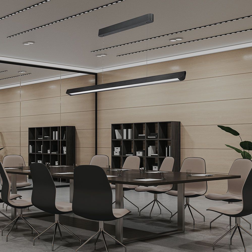 36W Zwieszana Lampa Liniowa LED / Chip SAMSUNG / Barwa:3w1 / Obudowa: Czarna