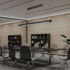 36W Zwieszana Lampa Liniowa LED / Chip SAMSUNG / Barwa:3w1 / Obudowa: Czarna