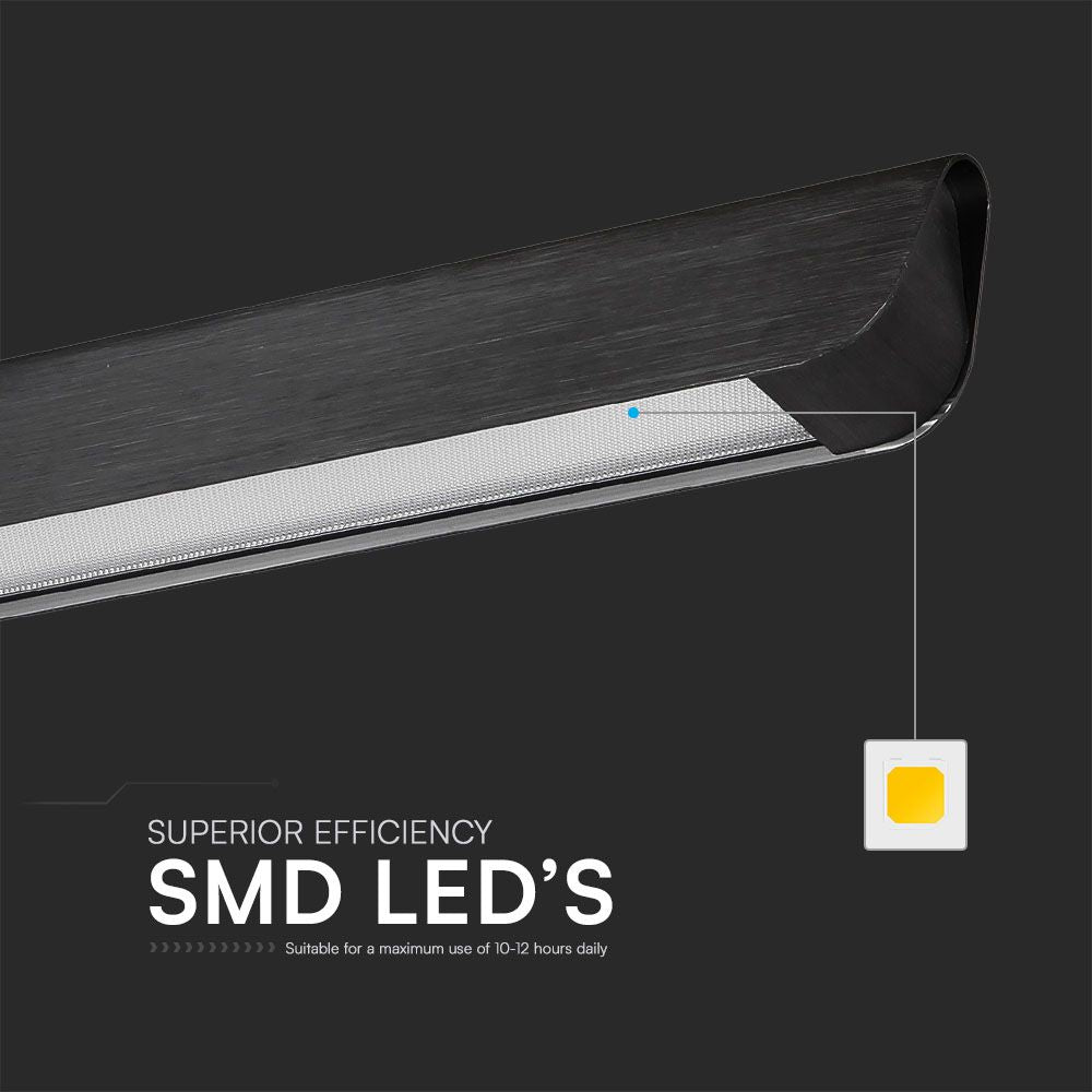 36W Zwieszana Lampa Liniowa LED / Chip SAMSUNG / Barwa:3w1 / Obudowa: Czarna