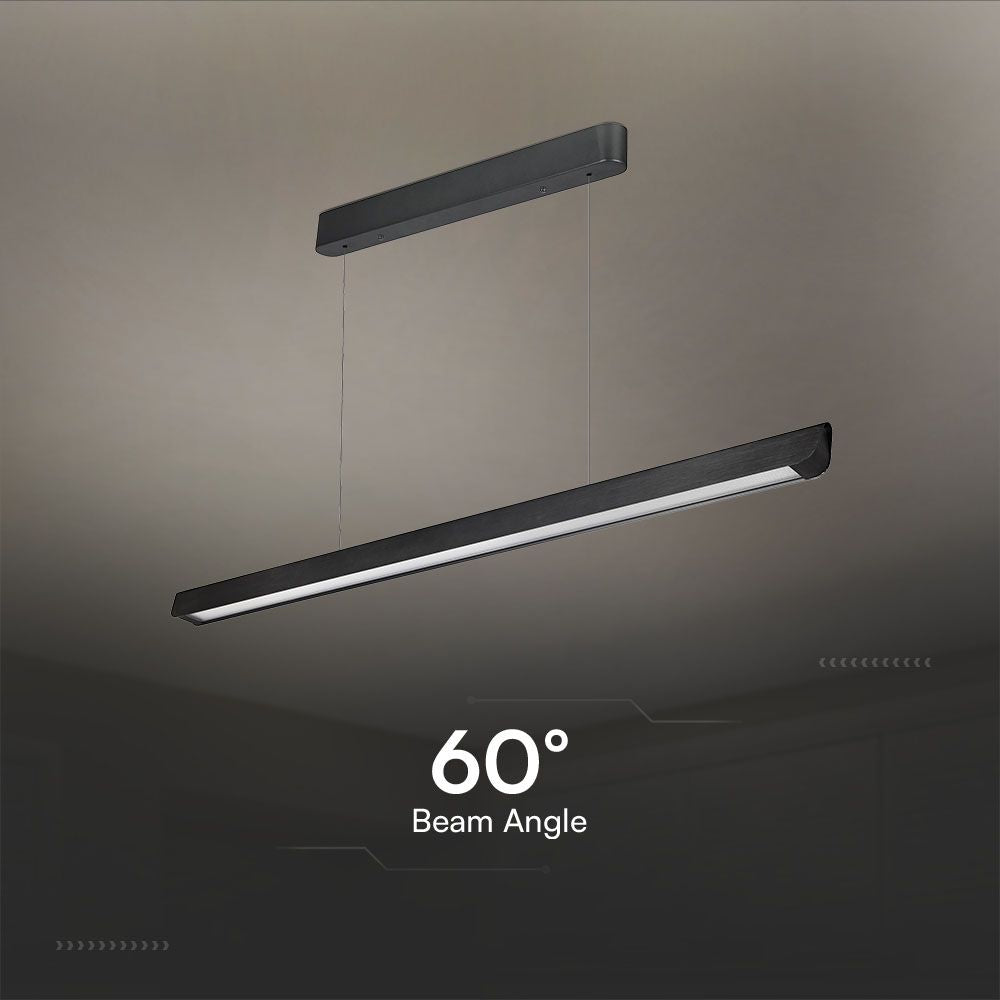 36W Zwieszana Lampa Liniowa LED / Chip SAMSUNG / Barwa:3w1 / Obudowa: Czarna
