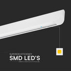 36W Zwieszana Lampa Liniowa LED / Chip SAMSUNG / Barwa:3w1 / Obudowa: Biała