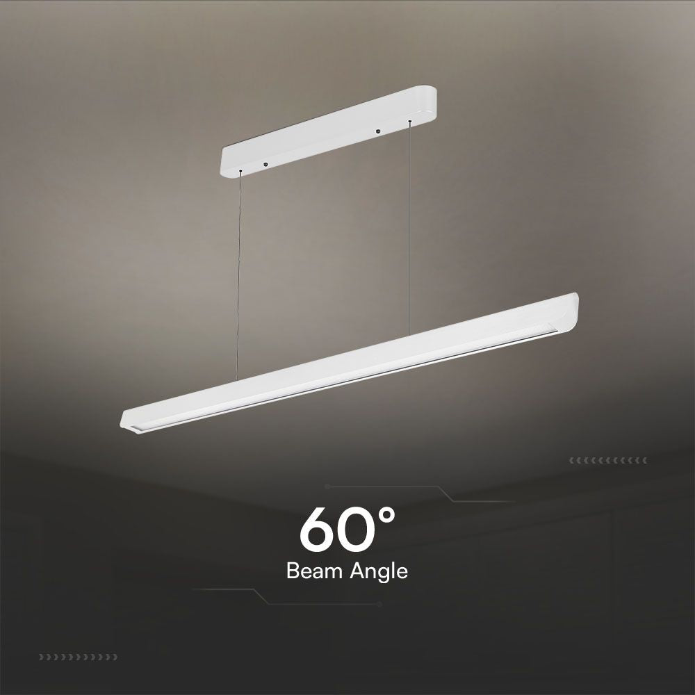 36W Zwieszana Lampa Liniowa LED / Chip SAMSUNG / Barwa:3w1 / Obudowa: Biała