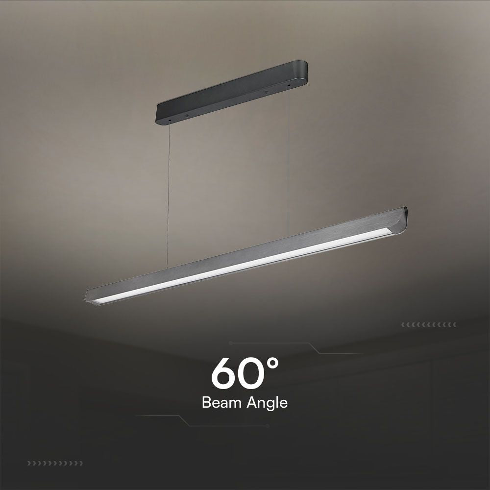 36W Zwieszana Lampa Liniowa LED / Chip SAMSUNG / Barwa:3w1 / Obudowa: Szara