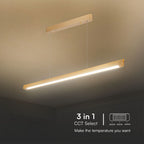 36W Zwieszana Lampa Liniowa LED / Chip SAMSUNG / Barwa:3w1 / Obudowa: Złota