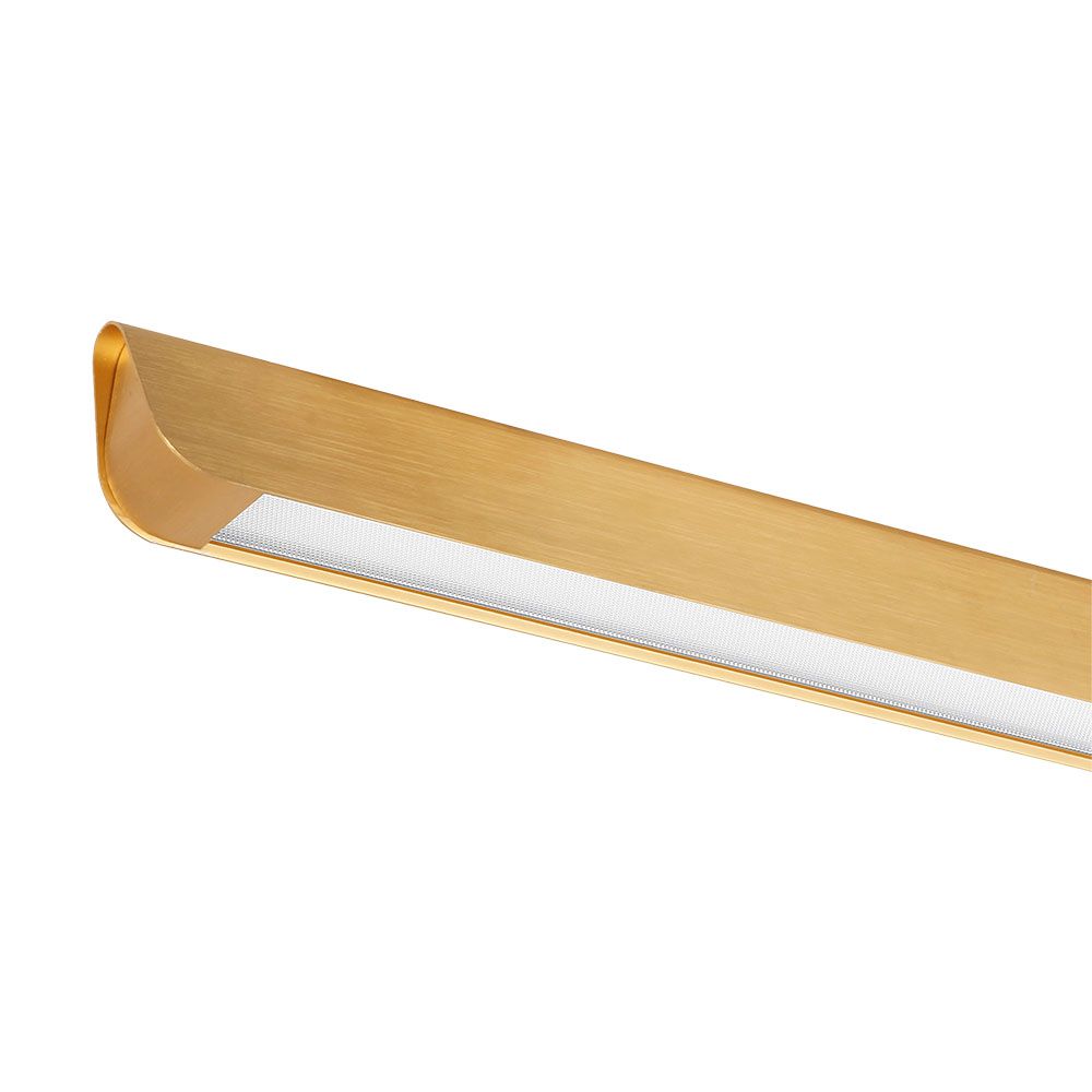 36W Zwieszana Lampa Liniowa LED / Chip SAMSUNG / Barwa:3w1 / Obudowa: Złota