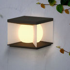 83W Lampa ogrodowa LED / Barwa: 3000K / Obudowa: Czarna+Biała