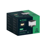 83W Lampa ogrodowa LED / Barwa: 3000K / Obudowa: Czarna+Biała