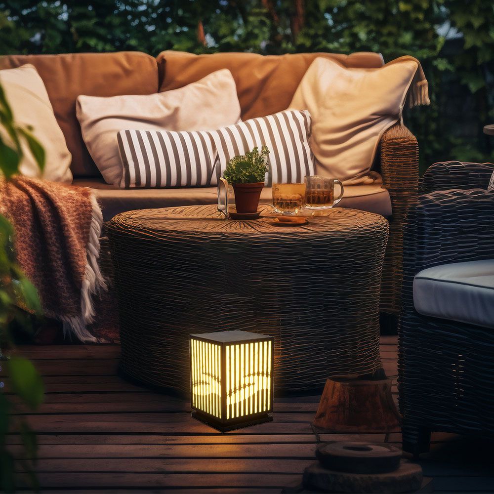 5W Solarna lampka stołowa LED / Barwa: 3000K / Obudowa: Czarna