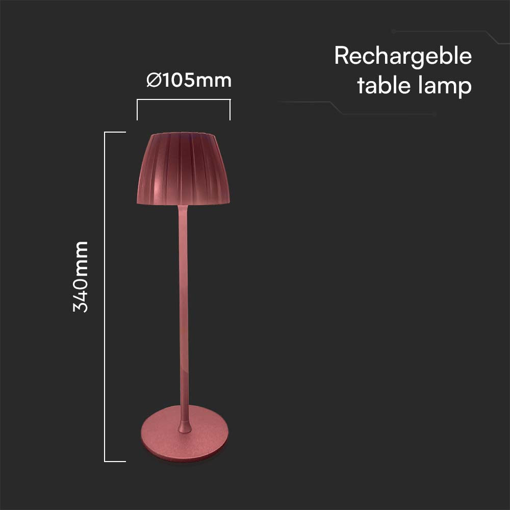 2.7W Lampa Biurkowa LED / Barwa: 3w1 / Brązowy