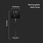 2.7W Lampa Biurkowa LED / Barwa: 3w1 / Czarna