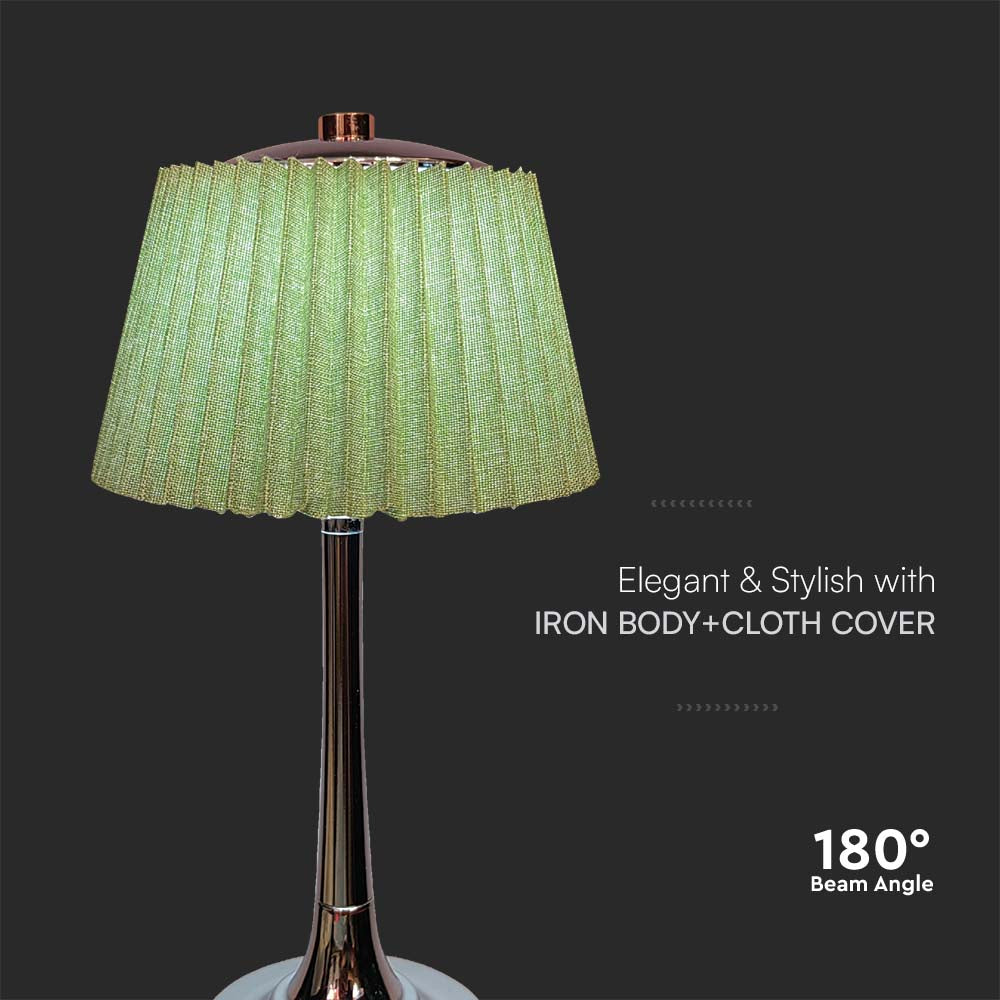 1.5W Lampa Biurkowa LED / Barwa: 3w1 / Chrom + Zielony