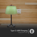 1.5W Lampa Biurkowa LED / Barwa: 3w1 / Chrom + Zielony