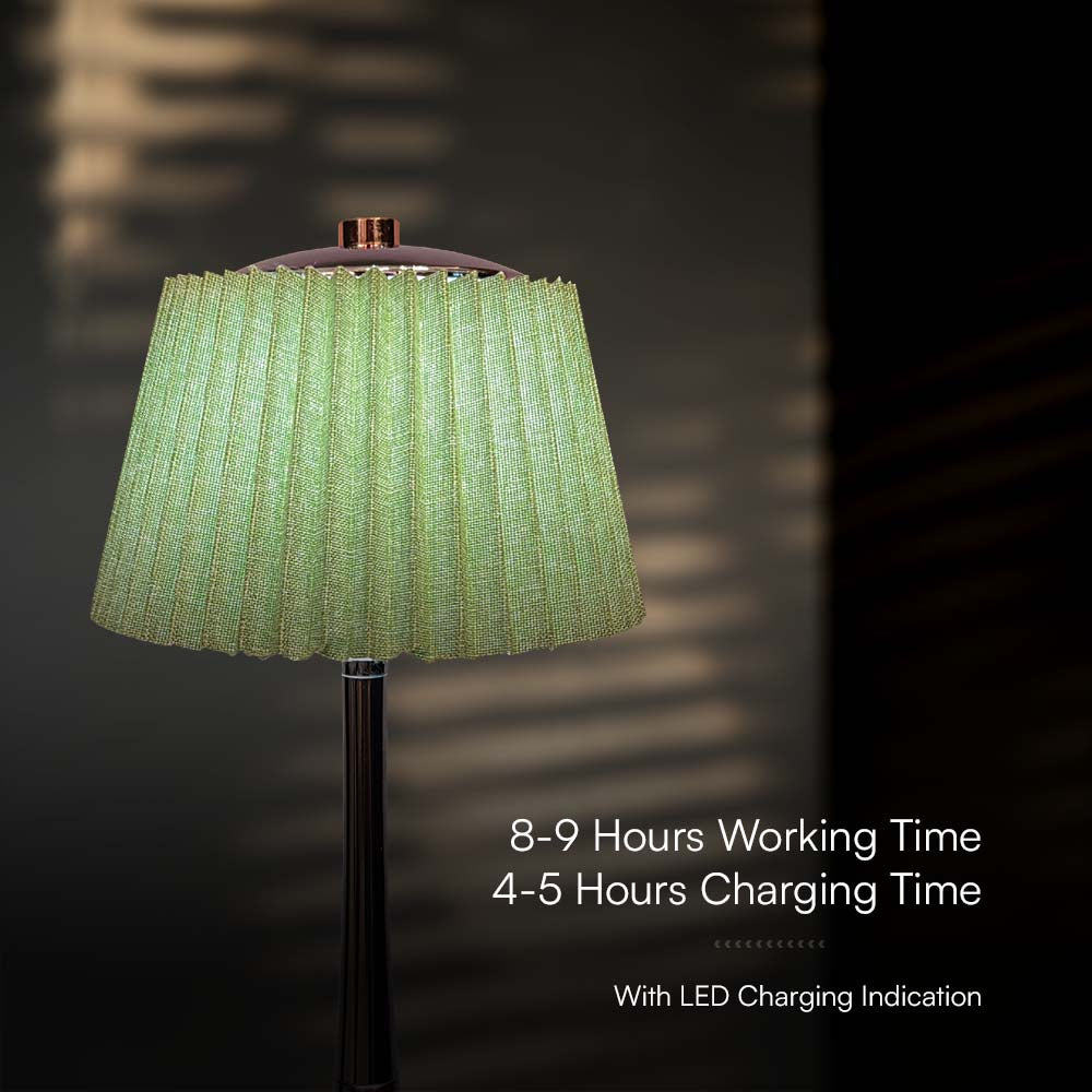 1.5W Lampa Biurkowa LED / Barwa: 3w1 / Chrom + Zielony