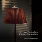 1.5W Lampa Biurkowa LED / Barwa: 3w1 / Chrom + Brązowy