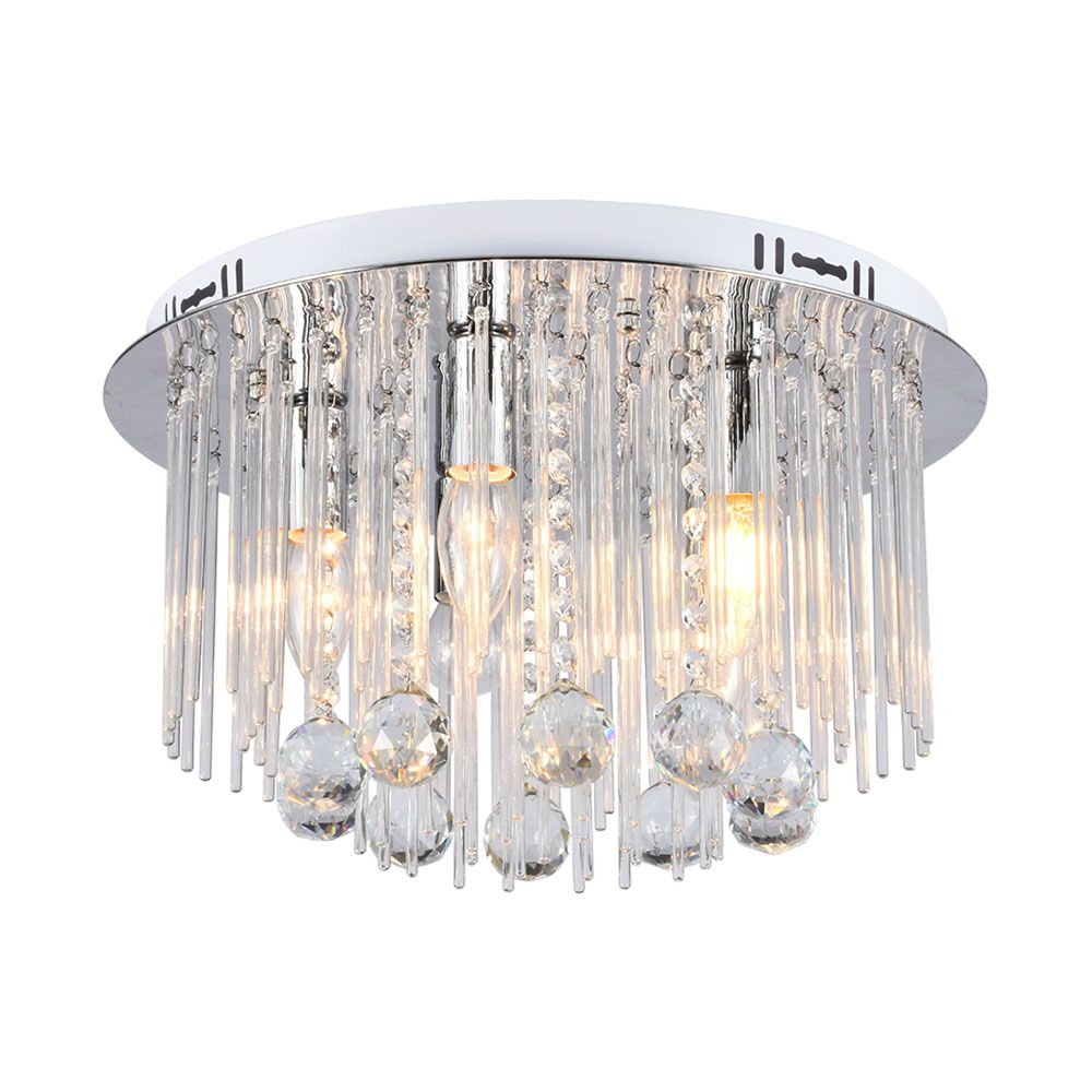 Dekoracyjna lampa sufitowa LED kryształowa - D400 - E14