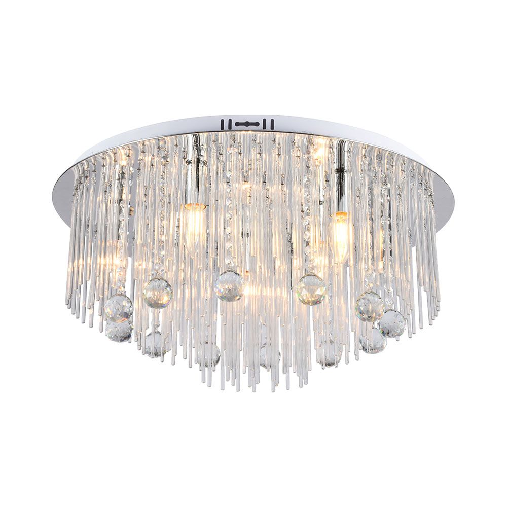 Dekoracyjna lampa sufitowa LED kryształowa - D600 - E14