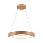 Dekoracyjna lampa sufitowa drewniana - D500