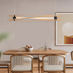Dekoracyjna lampa sufitowa drewniana - L1200