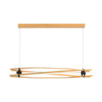 Dekoracyjna lampa sufitowa drewniana - L1200