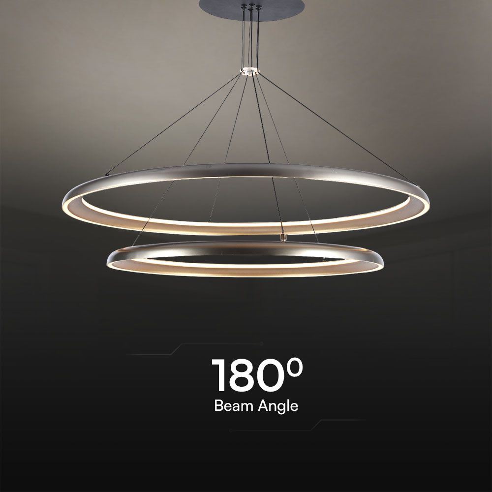 Dekoracyjna lampa sufitowa / Obudowa: Złoty + Biały - D400+D600