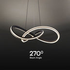 Dekoracyjna lampa sufitowa / Obudowa: Złoty + Biały - D600