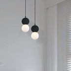 Dekoracyjna lampa sufitowa / Obudowa: Czarna D100*H195 - G9
