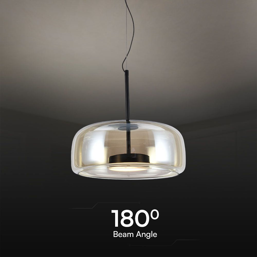 6W Dekoracyjna lampa sufitowa / Obudowa:Akrylowa D350*H170