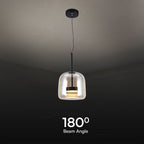 6W Dekoracyjna lampa sufitowa / Obudowa:Akrylowa D250*H240
