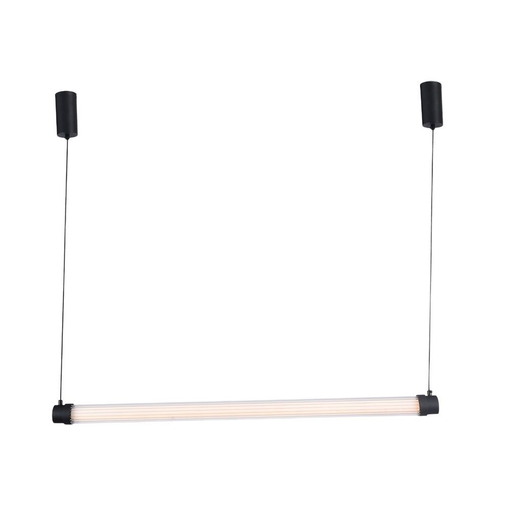 Dekoracyjna lampa sufitowa / Obudowa:Czarna+Bała L1000