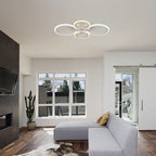 VT-7717 45W LED SMART DECORATIVE CEILING LAMP 3IN1 REMOTE CONTROL DIMMABLE WHITE