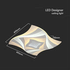VT-7734 75W LED SMART DECORATIVE CEILING LAMP 3IN1 REMOTE CONTROL DIMMABLE WHITE