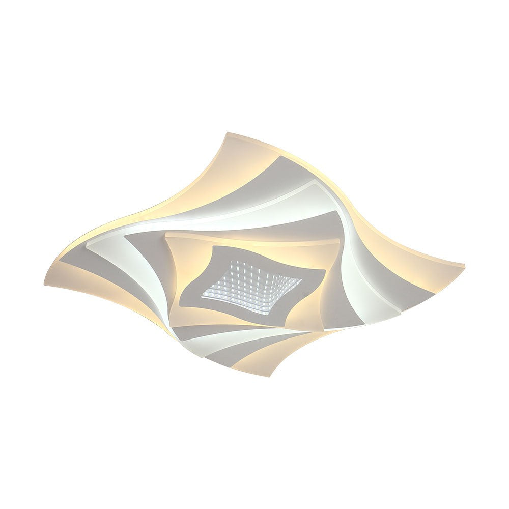 VT-7734 75W LED SMART DECORATIVE CEILING LAMP 3IN1 REMOTE CONTROL DIMMABLE WHITE